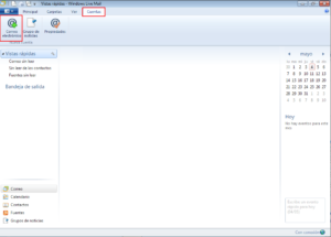 Agregar cuenta de correo electrónico en Windows Live Mail